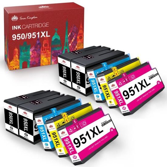 Cartouche D’encre Cyan Compatible HP 951C/951XL - Marque Go Inks