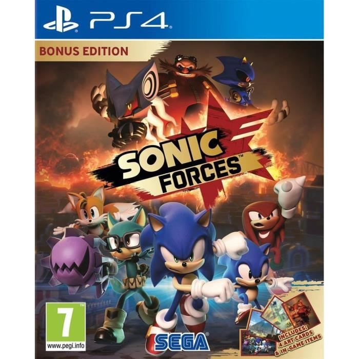 Sonic Forces Edition Bonus Jeu PS4