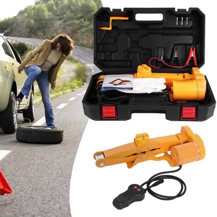 2 tonnes Cric pour voiture 12V voiture Ciseaux Lift Cric électrique Pelle Cric -#1