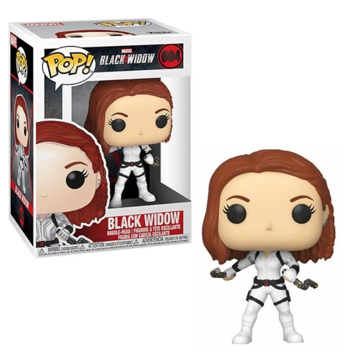 Funko POP Black Widow Movie Périphérique 604 # Modèle de décoration fait à la main Imitation Master Christmas Toy-c