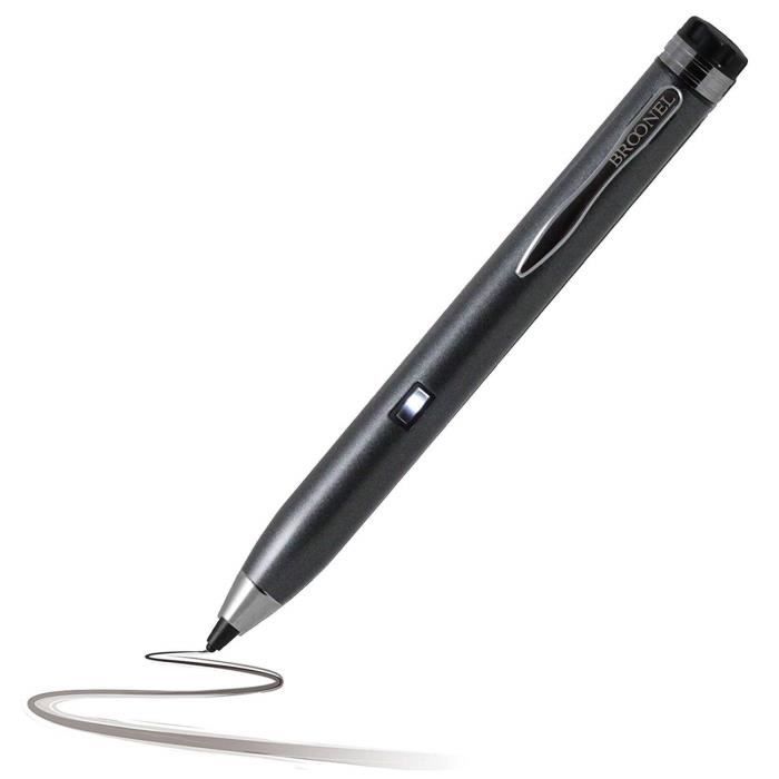 Broonel Gris Actif électronique stylet numérique compatible avec le HP Envy X360 15-