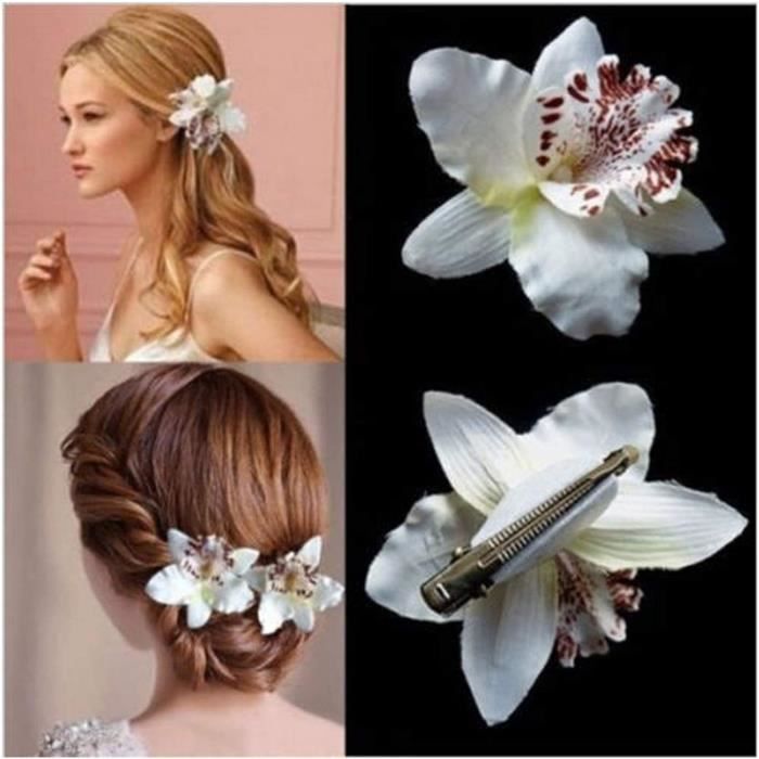 JSJJAWS Barrettes à Cheveux Décoration de Mariage Barrette Barrette Beach Coiffure Accessoires Femme Girl Bohême Bohême Bridal A660