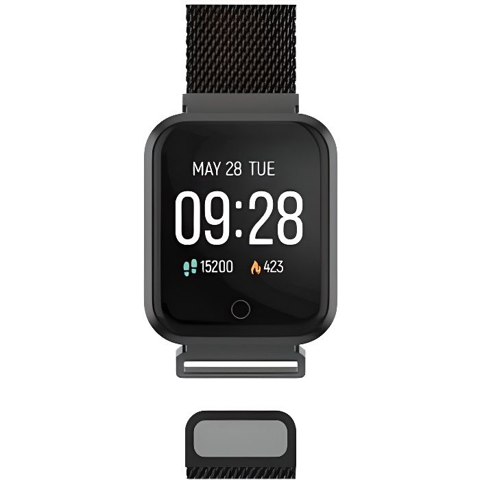 MONTRE CONNECTEE FORE VIGO 2 BLACK + BRACELET OFFERT