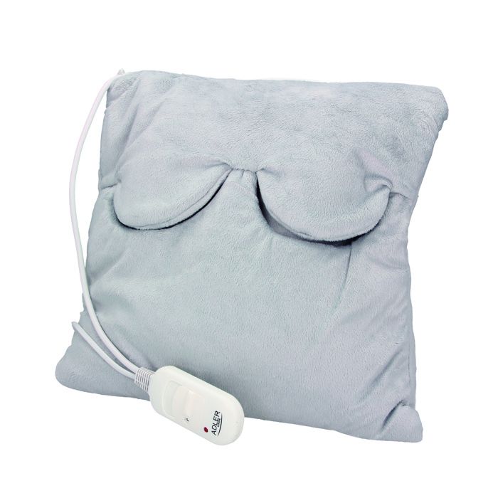 ADLER AD7403 Coussin chauffant électrique pour le cou, le dos et les lombaires, avec contrôle de la température, lavable, 38 x 38 cm