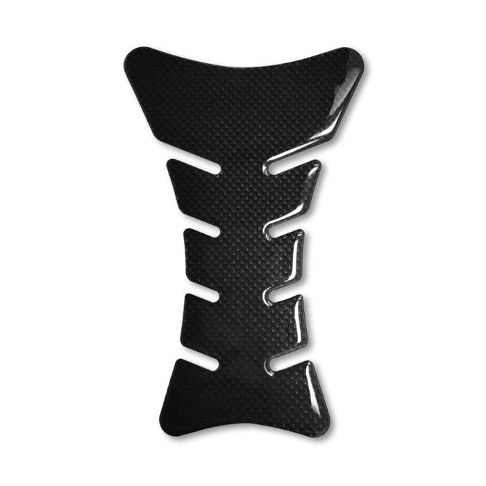 Protection Adhésive 3D Sport pour Réservoir Moto, Effet Carbone, 20 x 13 cm