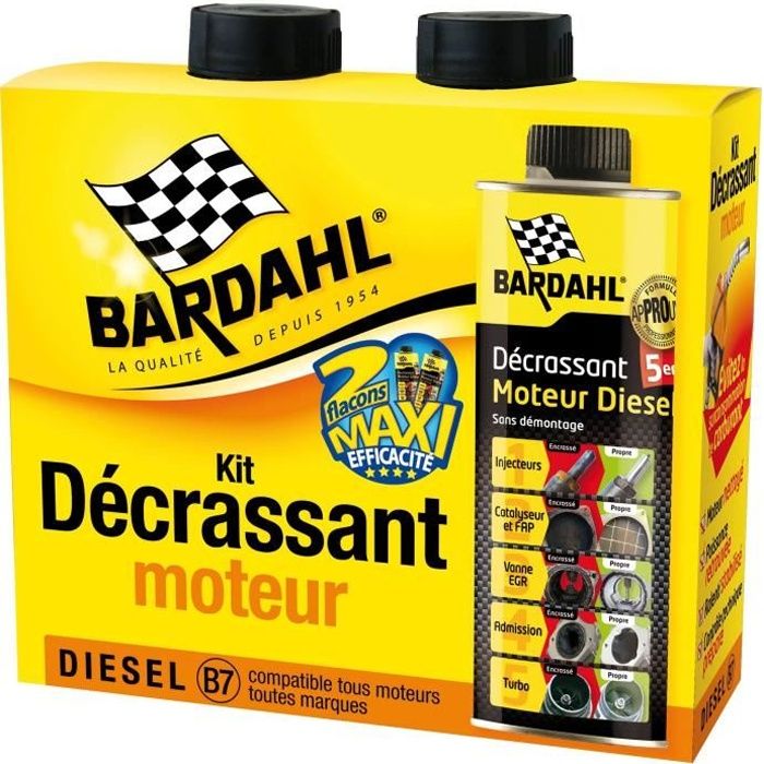 BARDAHL Pack Décrassant moteur Diésel 5 en 1 GSA