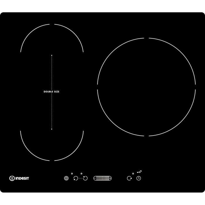 Plaque à induction INDESIT IVIS 631 BLFNEW Induction 3 foyer(s) Touches sensitives