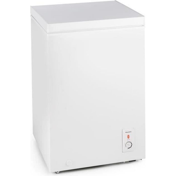 Klarstein Iceblokk - Congélateur de 100L 4 étoiles de classe A+ (166 kWh/an, -26 à -15 °C)