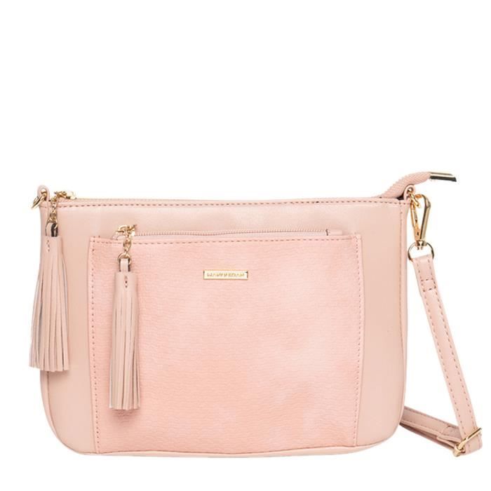Sac bandoulière Rose Femme Manoukian Clarys