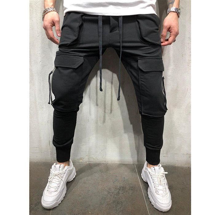 Pantalons De Jogging Pour Hommes Fitness Pantalons De Survêtement Skinny Pour Hommes Sportswear