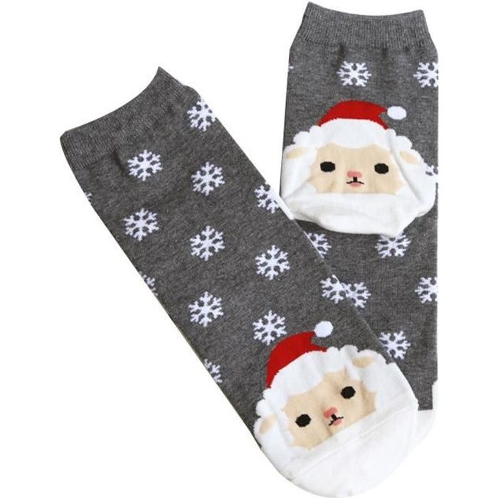Chaussettes décontractées pour femmes de Noël Chaussettes unisexes mignonnes Chaussettes