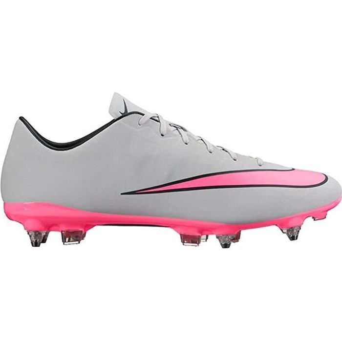 Nike Mercurial Veloce II Sg-Pro, Chaussures de Sport, Homme, Multicolore (Wolf Gris / Hyper Pink-Black-Blk), 41