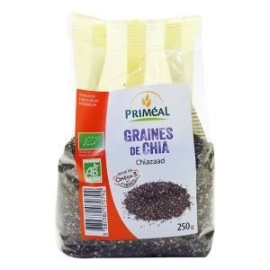 PRIMEAL - Graines de chia - Bio 250 g - A saupoudrer sur vos pains