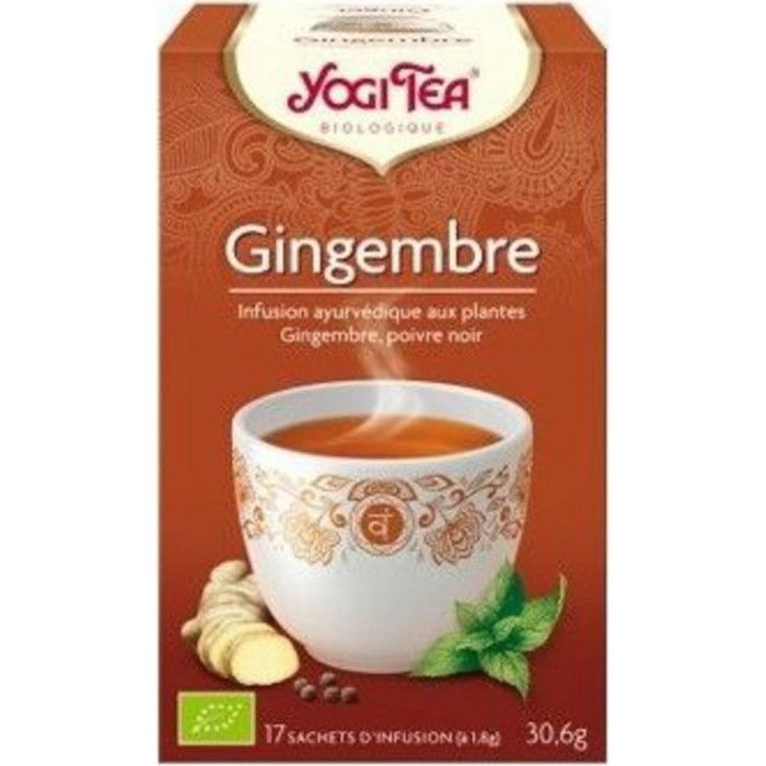 Yogi Tea Gingembre 17 sachets