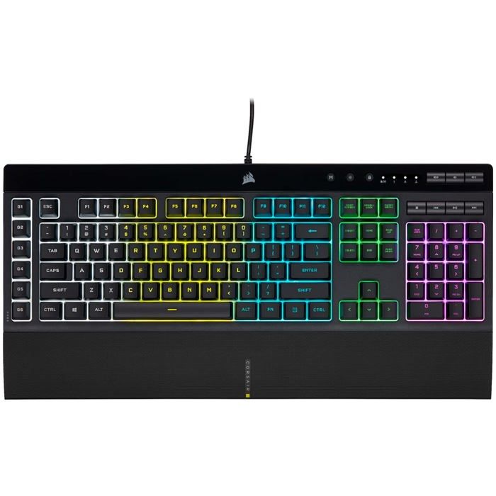 Corsair K55 Rgb Pro Gaming Tastatur Rgb Led Schwarz - vue 6