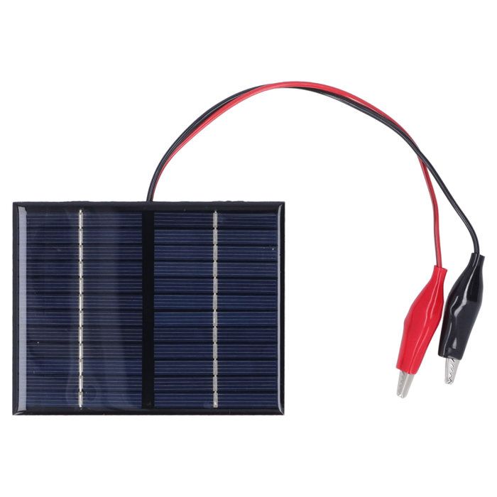 Panneau Solaire 5W 12V - Portable Pour Charge DIY En Extérieur
