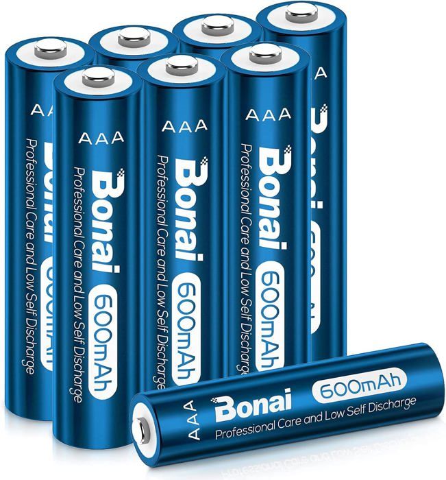 Pack De 4 Piles Rechargeables AAA Venom NiMH - Haute Capacité 800mAh, 1.2V - Pour Appareils Du Quotidien