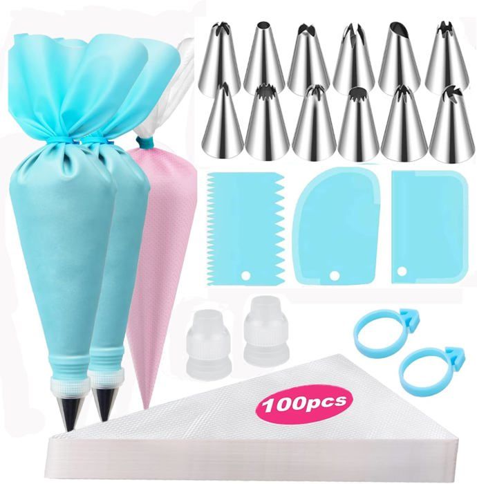 Lot De 100 Poches À Douille Jetables De Petite Taille Pour Glaçage