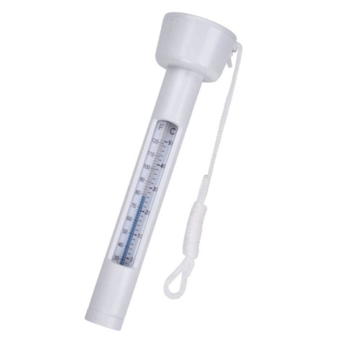 Thermomètre De Piscine Flottant Avec Cordon, Résistant Aux Chocs Pour
