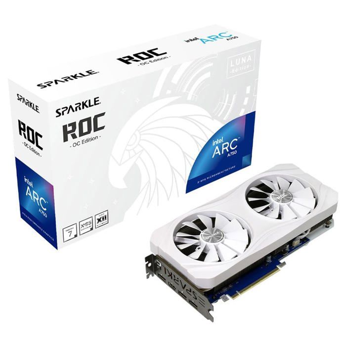 Sparkle Technology Intel Arc A750 ROC Luna OC Edition 8 Go GDDR6 - vue 2