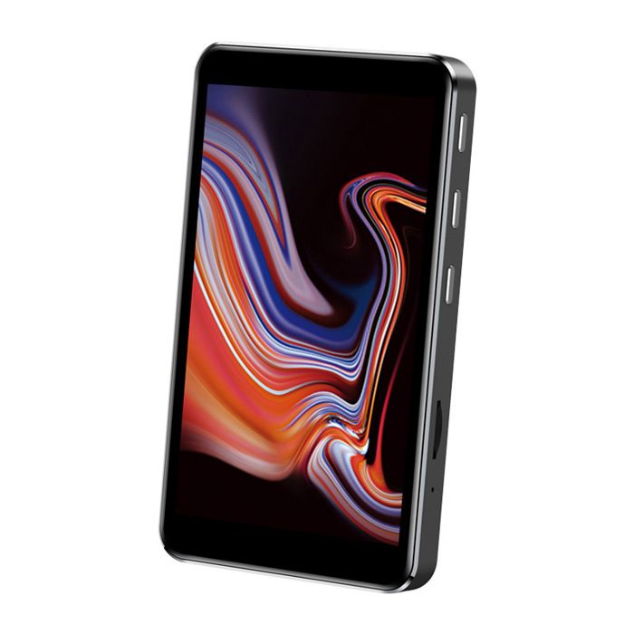 Lecteur MP4 processeur octocœur 64 Go de stockage écran HD 4 pouces Wi-Fi Bluetooth lecture audio et vidéo portable noir