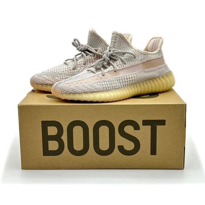 CHAUSSURES DE BASKET-BALL FV5578 Adidas Yeezy Boost 350 V2 Synth Pink Beige Orange Ivory Cream