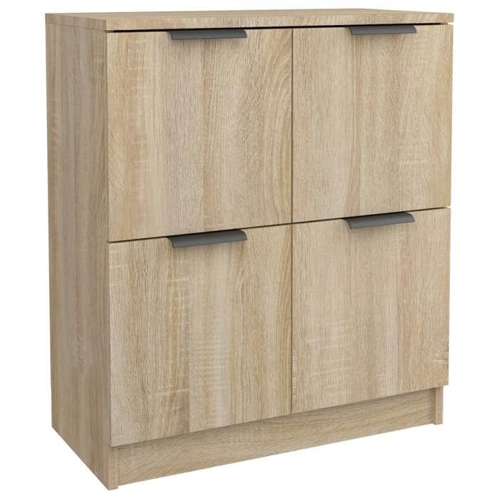 VENTE-FLASH Buffet BAS - Chêne sonoma 60x30x70 cm - Bois dingénierie(15201811100)VIDAXL