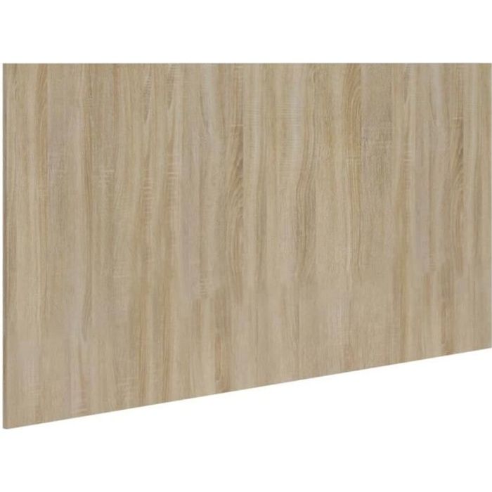 Tête de lit - AKOZON - Chêne sonoma - 160 cm - Bois dingénierie - Design classique