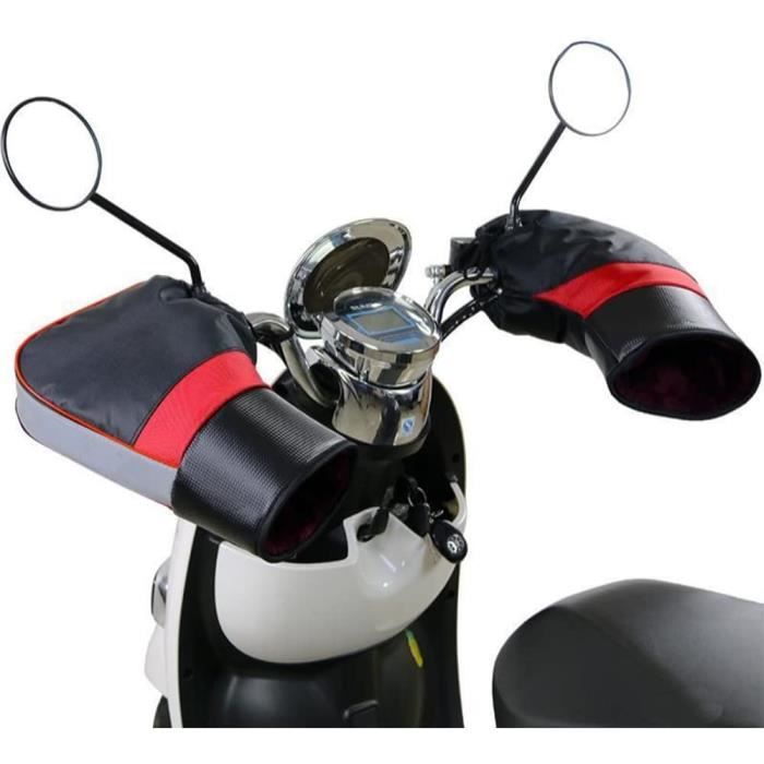 Manchons De Guidon Moto Hiver - Imperméables, Avec Doublure Polaire - Universels - Coupe-vent