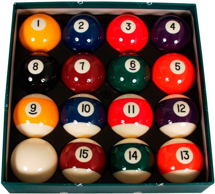 Boules de billard francais Aramith diamètre 61,5 mm
