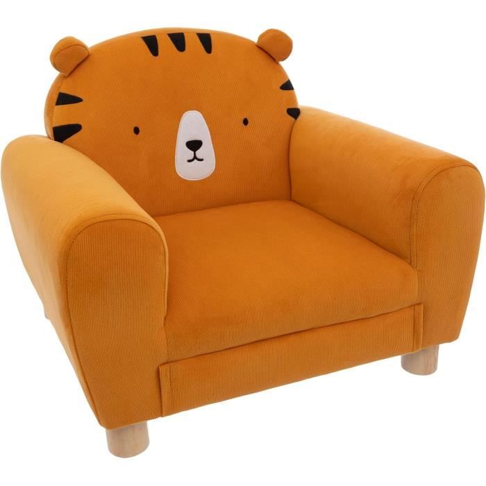 Atmosphera - Fauteuil Enfant Tigre pour chambre denfant H 43 cm