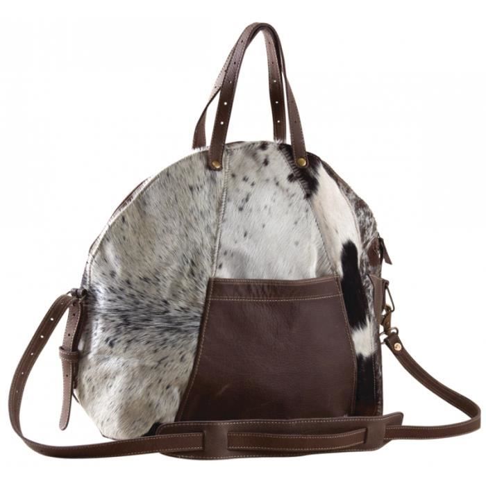 sac poil de vache