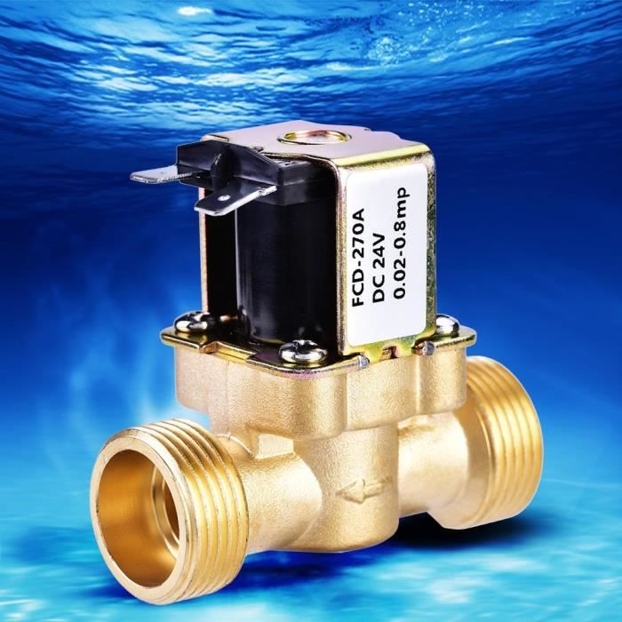 Laiton Électrovanne 2 voies normalement fermée Valve Électrique — free download