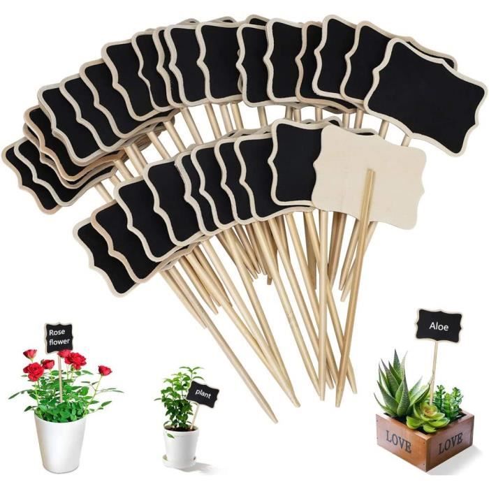 Lot 500 Étiquettes Jardin Imperméables Multicolores - Mini Tags Plantes 10x2 Cm Pour Graines, Fleurs, Potagers