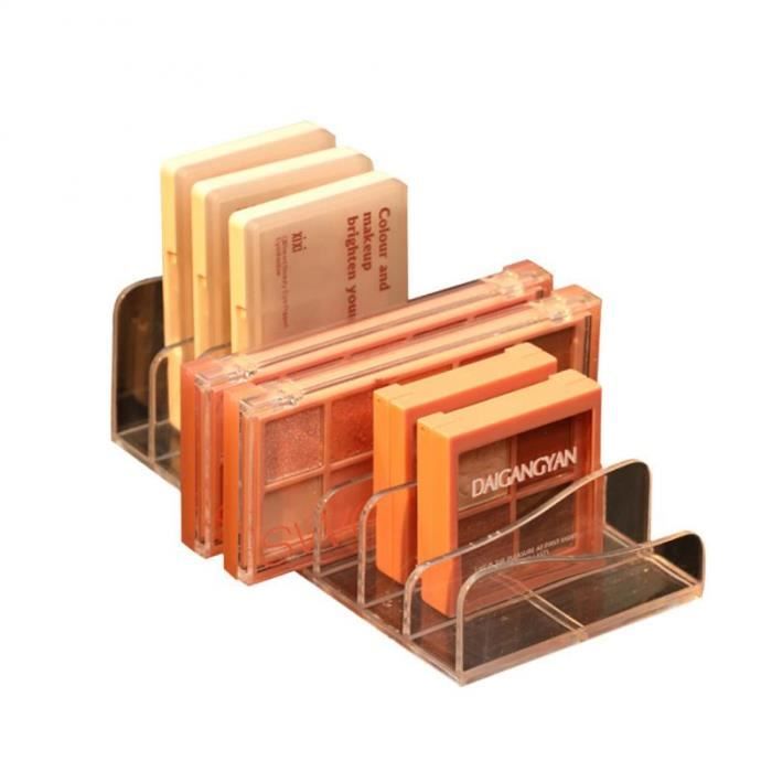 Organisateur Maquillage Acrylique IWTTWY - 2 Pièces - Rangement Pinceaux & Coton