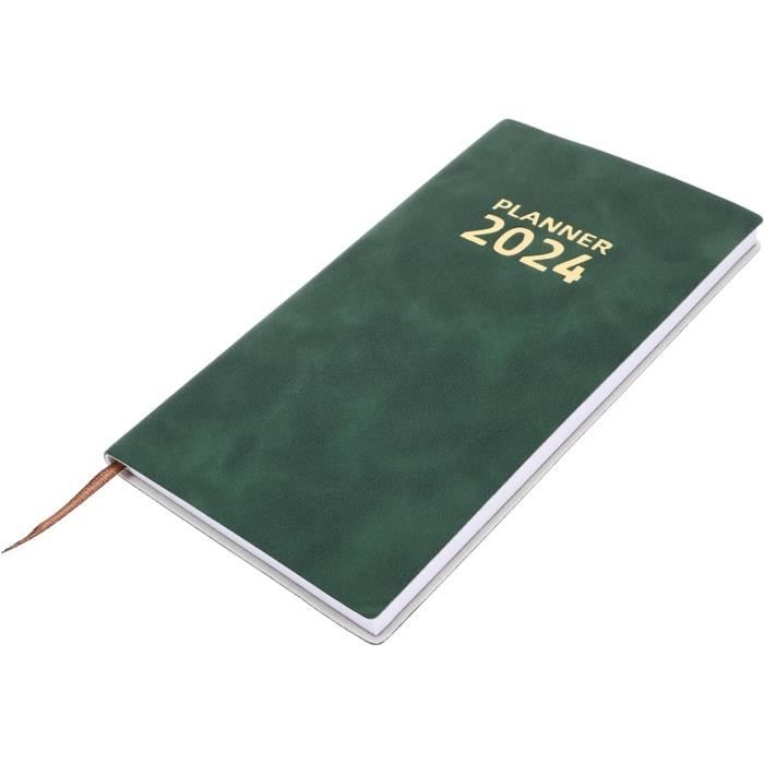 Acheter Liste de choses à faire 2024 Agenda livre A5 cahiers calendriers de  haute qualité Journal bloc-notes étudiants