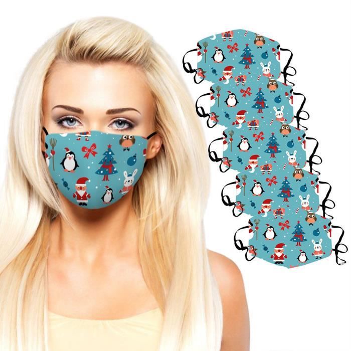Beikoard Strass Coton Visage Protection Convient pour Le Bal Respirant Lavable avec pour Protection Contre la Brume et Le Froid r/éutilisables Lavable Doux pour Femmes et Hommes