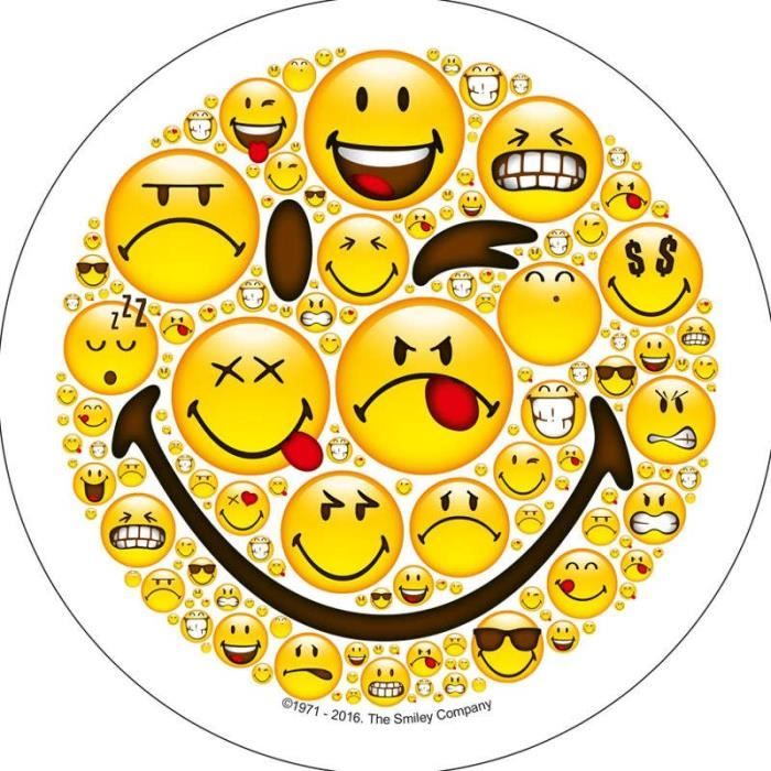 Disque Azyme Cm Smiley Decor Gateau Anniversaire Cdiscount Maison Disque Azyme Cm Smiley Decor Gateau Anniversaire Cdiscount Maison