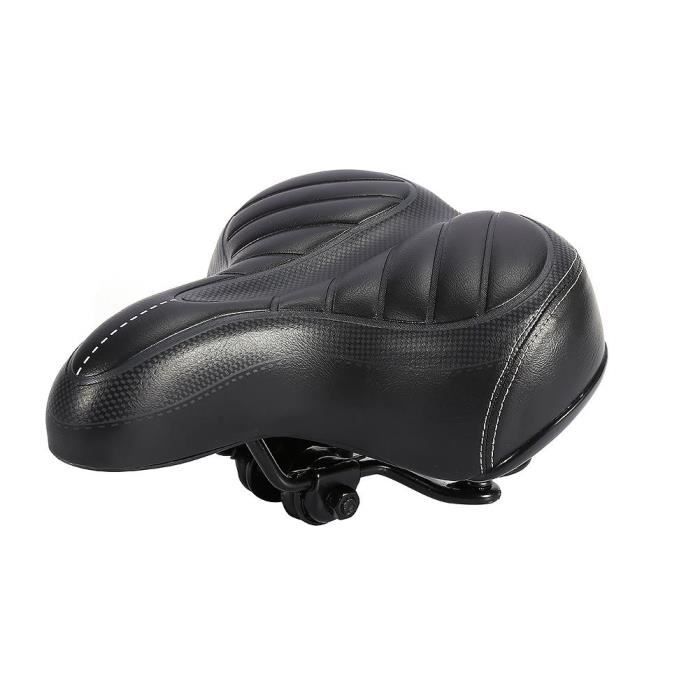 HAIXUN FR© Selle Vélo Confort douillette Noir Utilisation Durable Siège Saddle Bicycle Sport