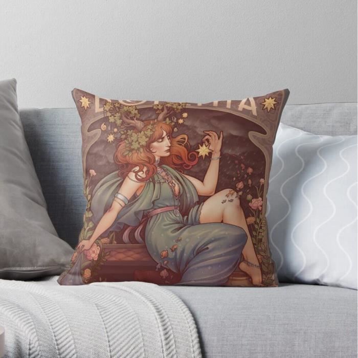 Art Nouveau BOHEMIA Coussin Coussins en polyester sur canapé Maison Salon Décoration de siège de 45*45CM