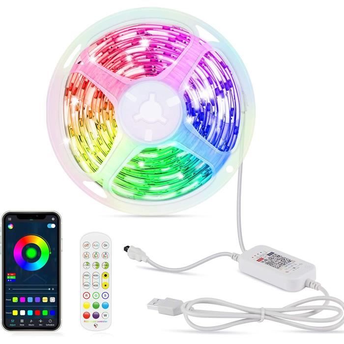 Ruban LED Keepsmile 30m (2x15m) - Contrôle Bluetooth & Télécommande - 16 Millions De Couleurs