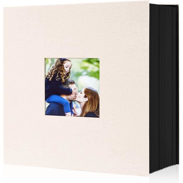 Album Photo 10x15 600 Pochette, Grand Format Lin Tissu Album pour