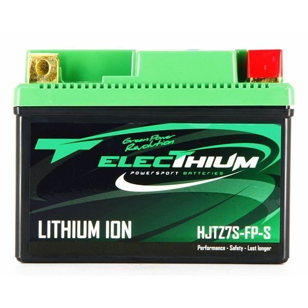 Batterie Lithium Electhium pour Moto Gas gas 250 EC 2000 à 2012 YTZ7S-BS / HJTZ7S-FP-S / 12.8V 2.4Ah