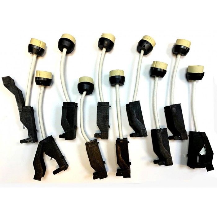 Lot De 10 Douilles Céramique GU10 Avec Connecteur Automatique - Câble 10cm