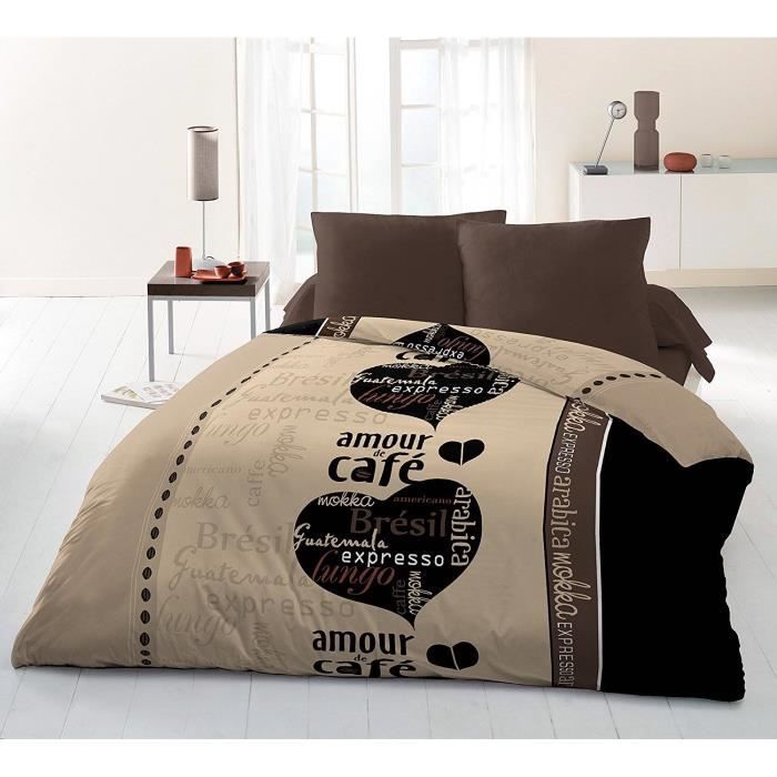 Paris Bleu 100/% Microfibre 2 taies Housse de Couette 220x240