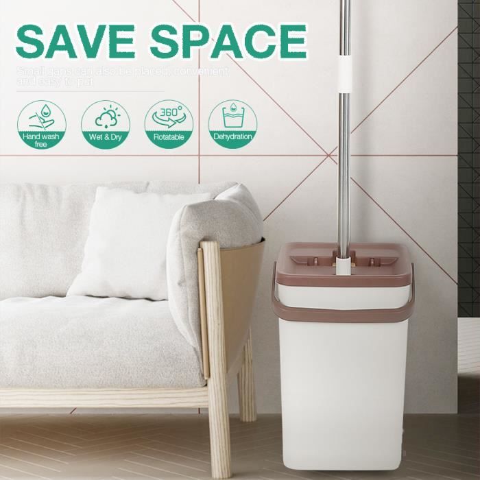 Balai à tête Nettoyage et Essorage avec système de vidange + 2 — free download