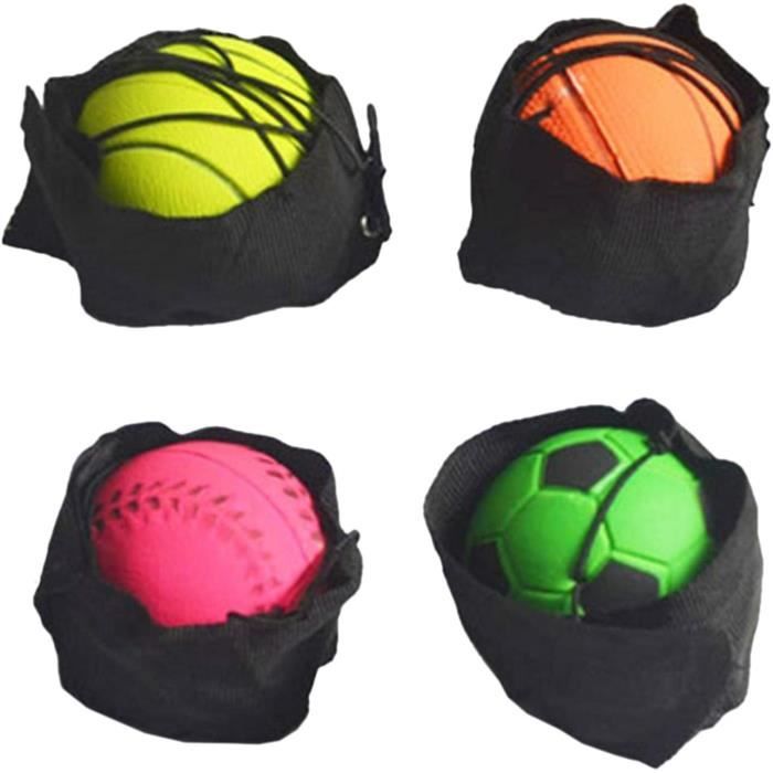 Lot De 4 Balles Rebondissantes Avec Cordon élastique – Moonball Pour Enfants Et Adultes – Jeu De Coordination Et Réflexes – Durable