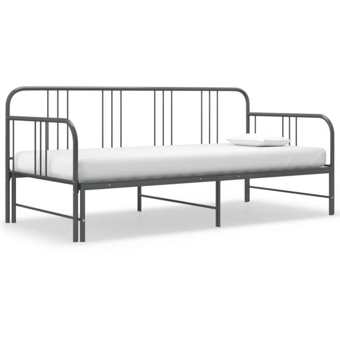 lit en métal neuf®2359luxueux magnifique - canapé lit contemporain banquette lit pour enfants ou adultes