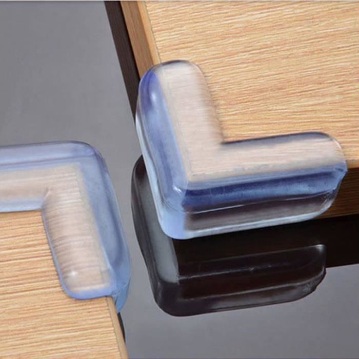 Vicloon Protection Bebe de Table et Meuble Transparent,Protege Coin de Table 100/% Silicone,Pré-adhésif Silicone Protection des Bords de Meubles pour la Sécurité de Bébé et de Famille 2M
