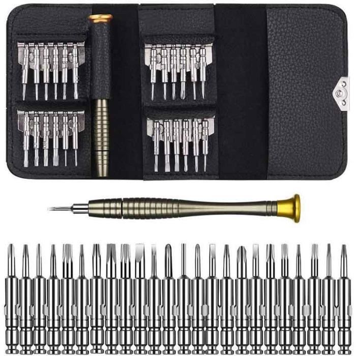 25 en 1 Mini Tournevis Précision Kit de Tournevis Outils de Réparation pour ip